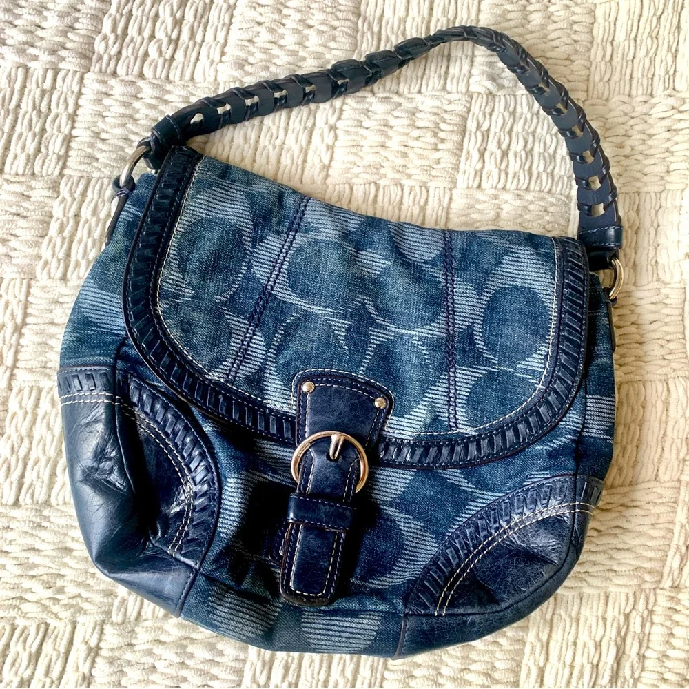 Coach | Bags | Good Vintage Condition Coach Poppy Denim Signature